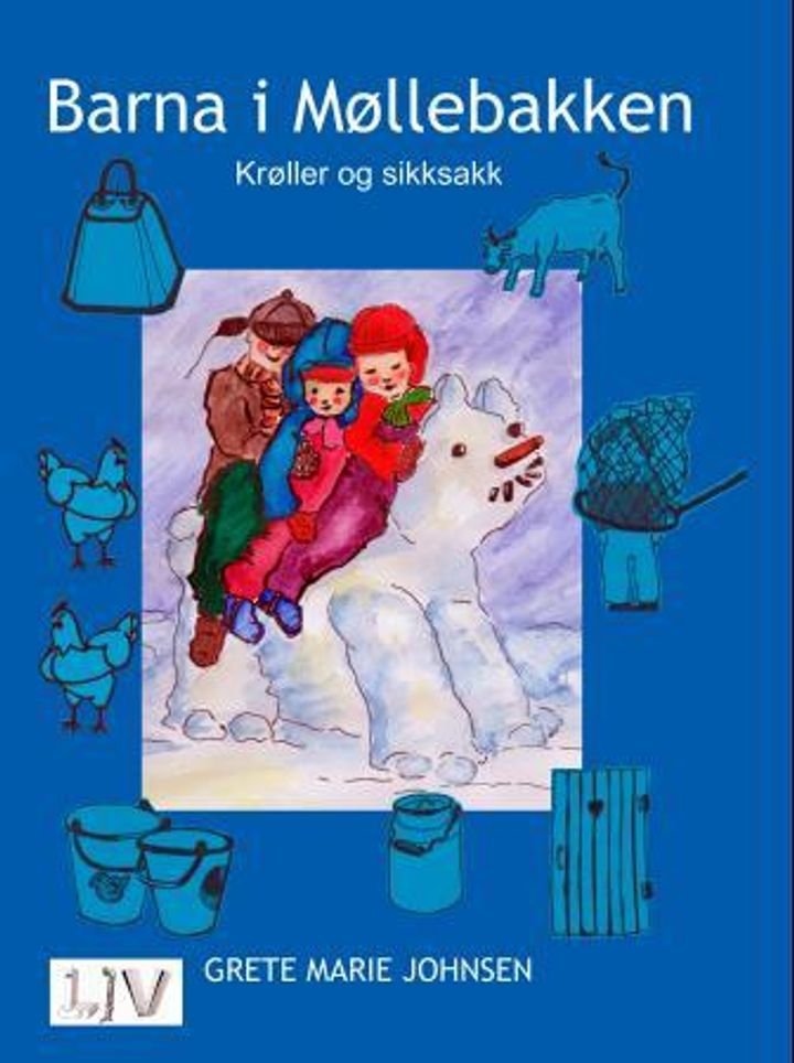 Barna i Møllebakken - krøller og sikksakk