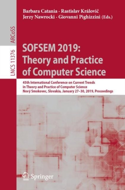 SOFSEM 2019