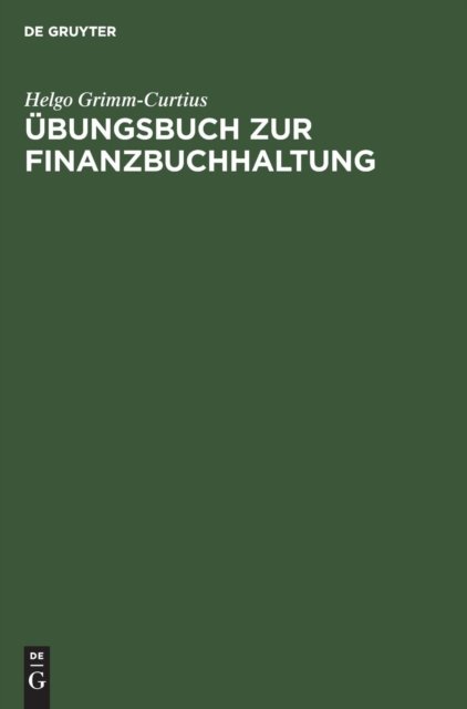 Ubungsbuch Zur Finanzbuchhaltung
