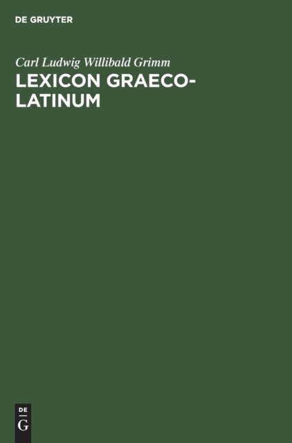 Lexicon Graeco-Latinum