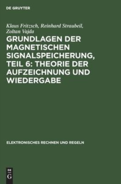 Theorie Der Aufzeichnung Und Wiedergabe