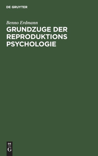 Grundzuge Der Reproduktions Psychologie