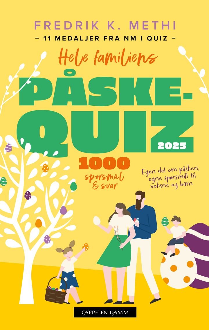 Hele familiens påskequiz 2025 - 1000 spørsmål og svar