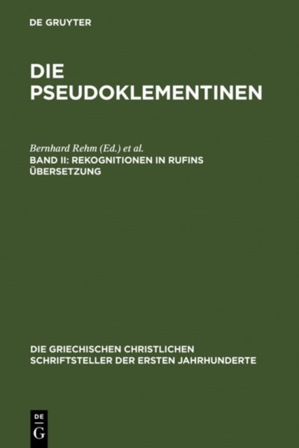 Rekognitionen in Rufins Ubersetzung