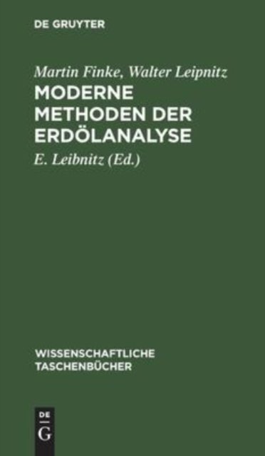 Moderne Methoden Der Erdolanalyse
