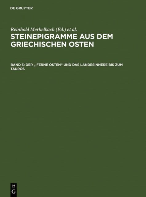 " Ferne Osten" und das Landesinnere bis zum Tauros