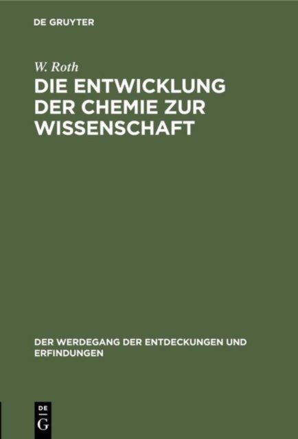 Die Entwicklung Der Chemie Zur Wissenschaft