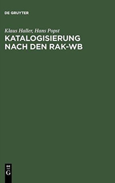 Katalogisierung nach den RAK-WB
