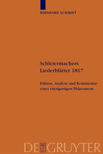 Schleiermachers Liederblatter 1817