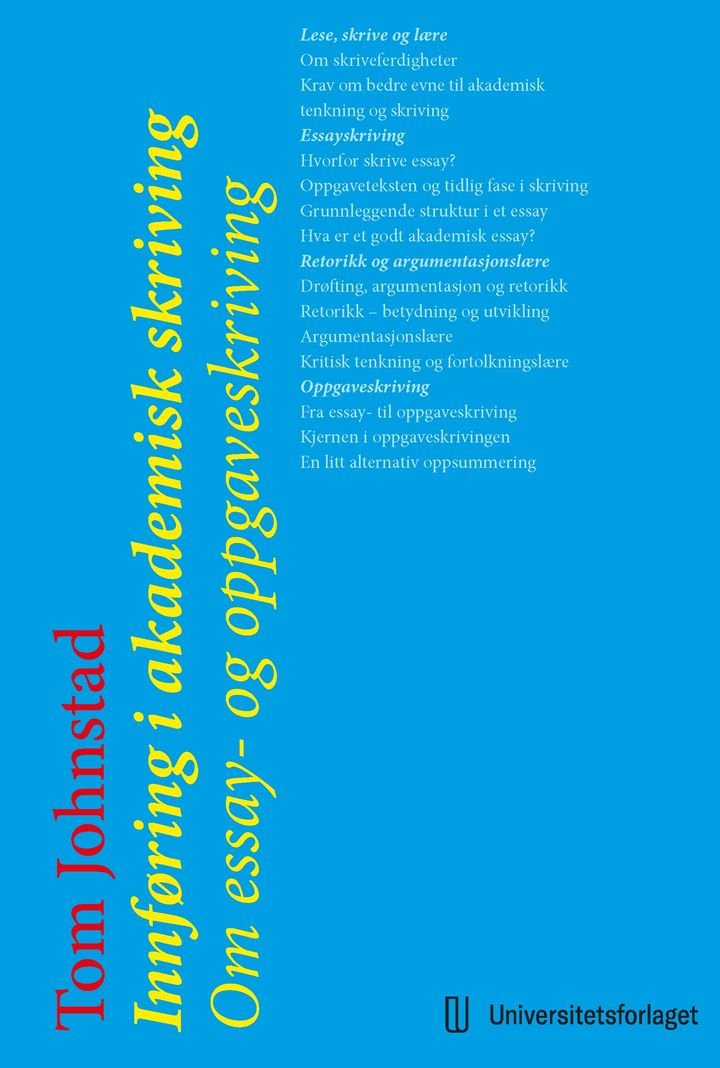 Innføring i akademisk skriving - om essay- og oppgaveskriving
