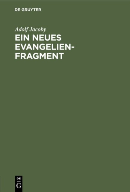neues Evangelienfragment