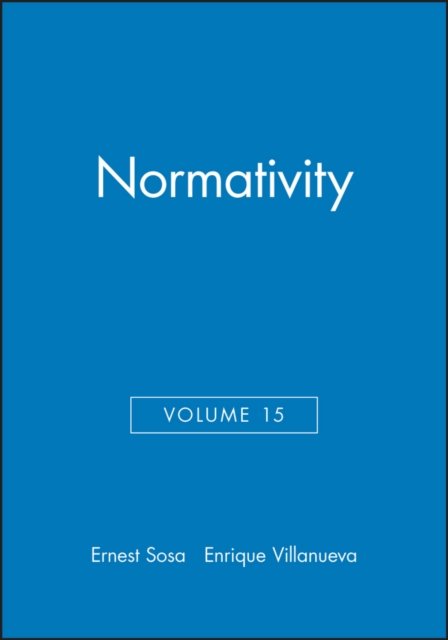 Normativity, Volume 15