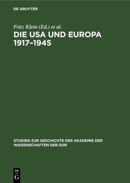 USA und Europa 1917–1945