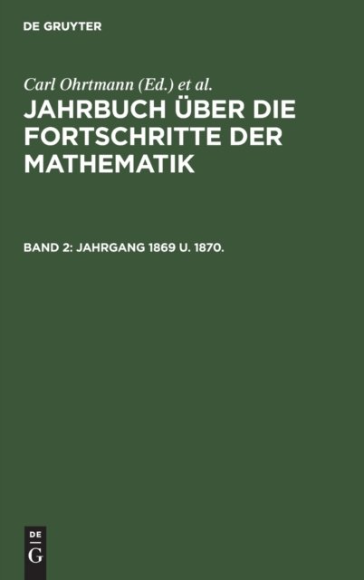 Jahrgang 1869 U. 1870.