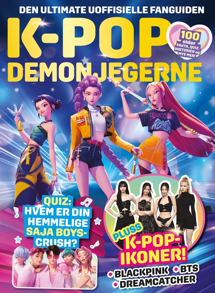KPOP demonjegerne - den ultimate fanboken! : fan's guide to KPOP demon hunters