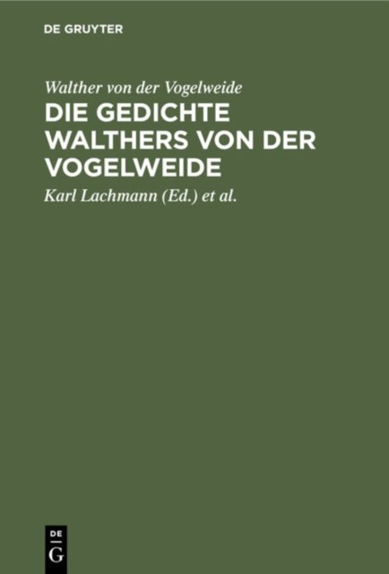 Gedichte Walthers von der Vogelweide