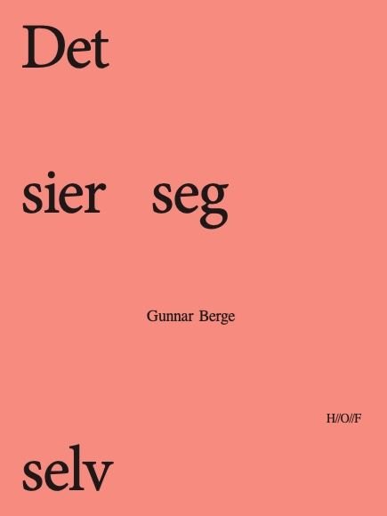 Det sier seg selv