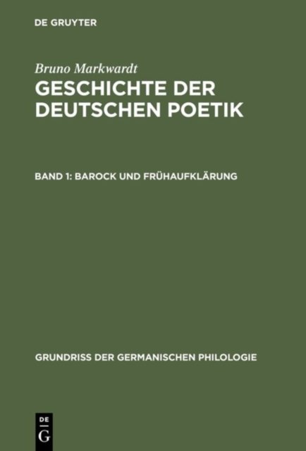 Barock Und Fruhaufklarung