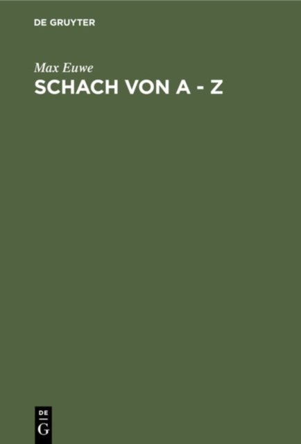 Schach Von a - Z