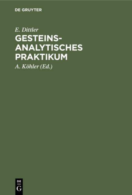 Gesteinsanalytisches Praktikum