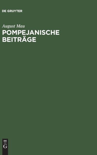 Pompejanische Beitrage