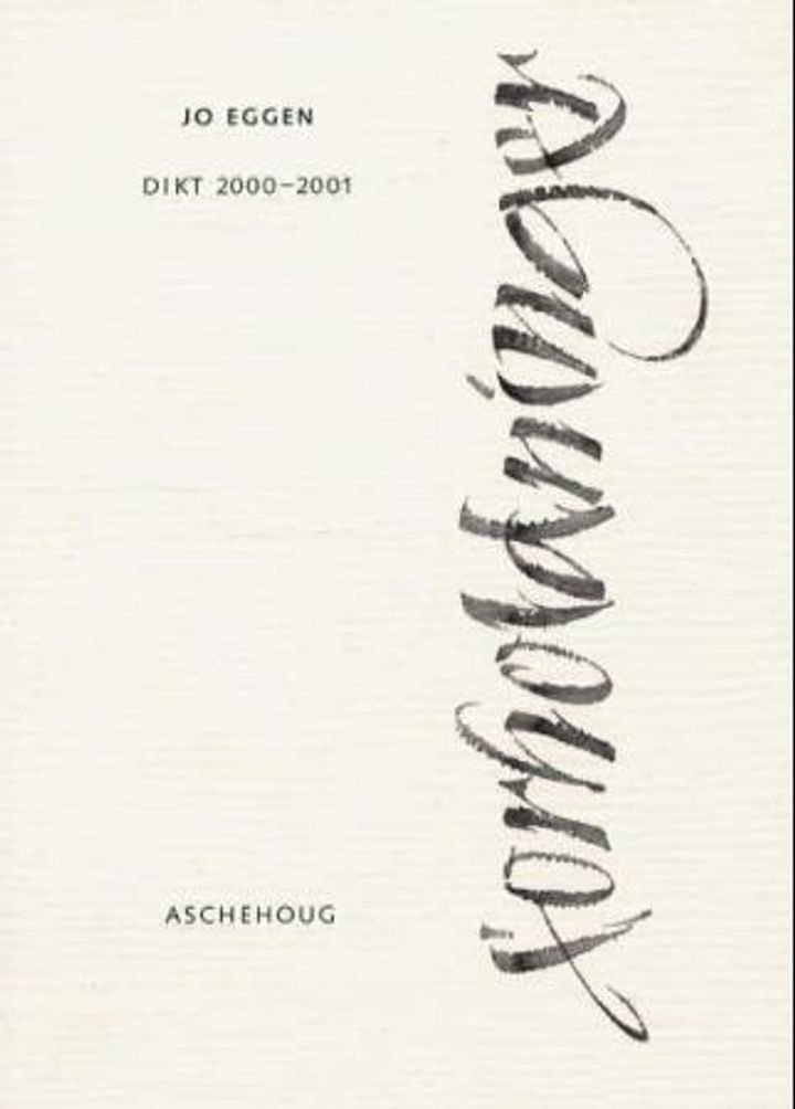 Forholdninger - dikt 2000-2001