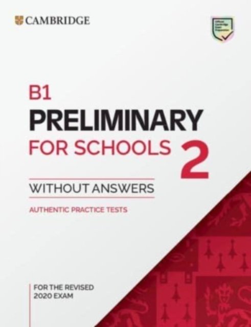 B1 Preliminary for Schools 2 Book Without Answers