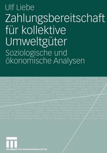 Zahlungsbereitschaft fur kollektive Umweltguter