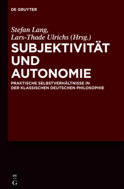 Subjektivität Und Autonomie