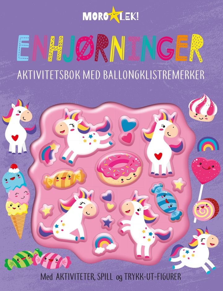Enhjørninger - aktivitetsbok