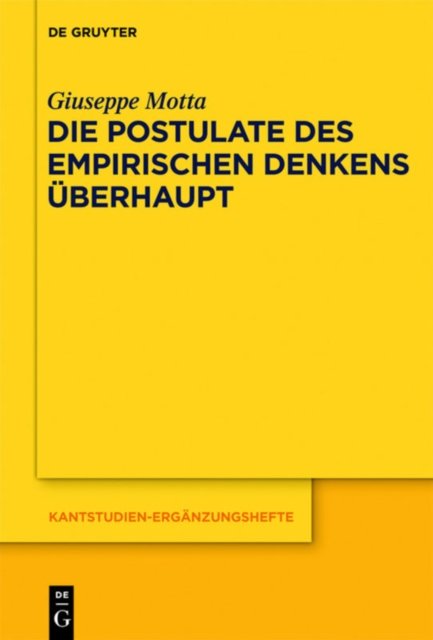 Postulate des empirischen Denkens überhaupt