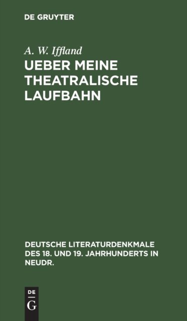 Ueber Meine Theatralische Laufbahn