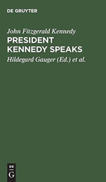 President Kennedy speaks