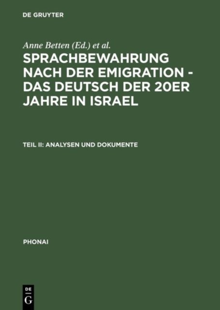 Analysen Und Dokumente