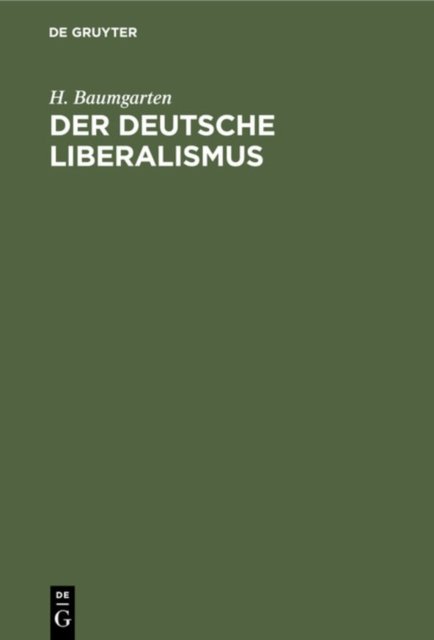 Der Deutsche Liberalismus