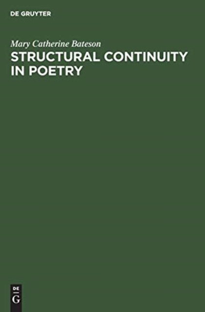 Structural continuity in poetry