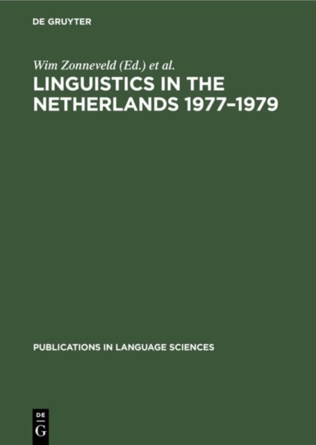 Linguistics in the Netherlands 1977–1979