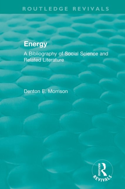 Routledge Revivals: Energy (1975)
