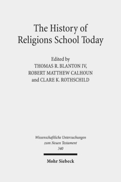The History of Religions School Today