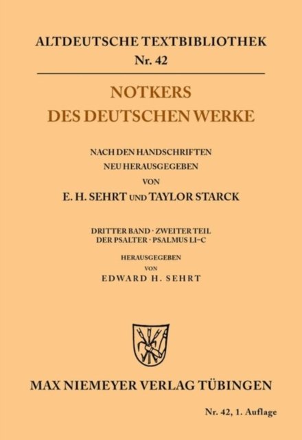 Notkers des Deutschen Werke