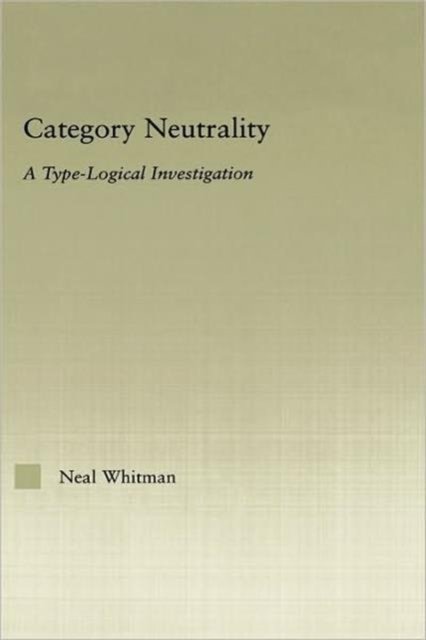 Category Neutrality