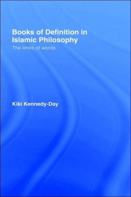 Books of Definition in Islamic Philosophy