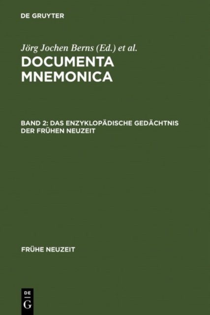 Das enzyklopadische Gedachtnis der Fruhen Neuzeit