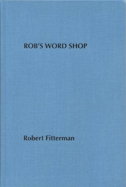 Rob's Word Shop