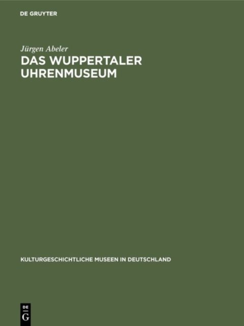 Wuppertaler Uhrenmuseum