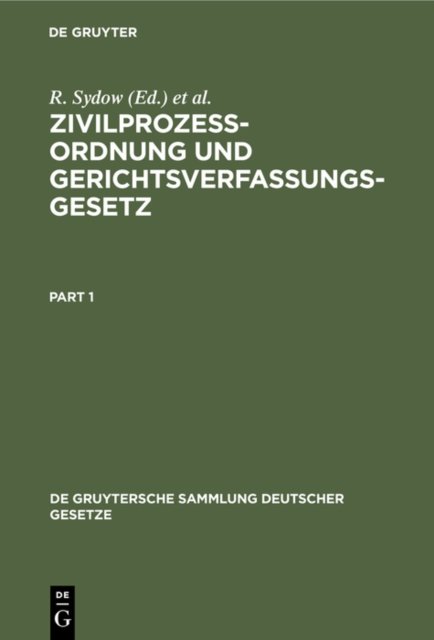 Zivilprozeßordnung Und Gerichtsverfassungsgesetz