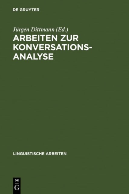 Arbeiten Zur Konversationsanalyse