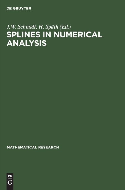Splines in Numerical Analysis