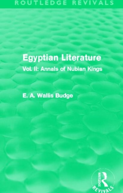 Egyptian Literature (Routledge Revivals)