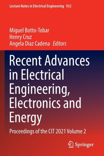 Recent Advances in Electrical Engineering, Electronics and Energy